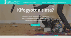 Desktop Screenshot of centralprint.hu