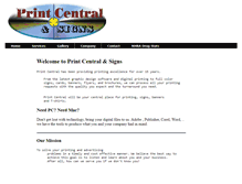 Tablet Screenshot of centralprint.net