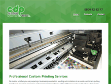 Tablet Screenshot of centralprint.co.nz